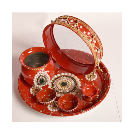 Pooja Thali Karwa Chauth